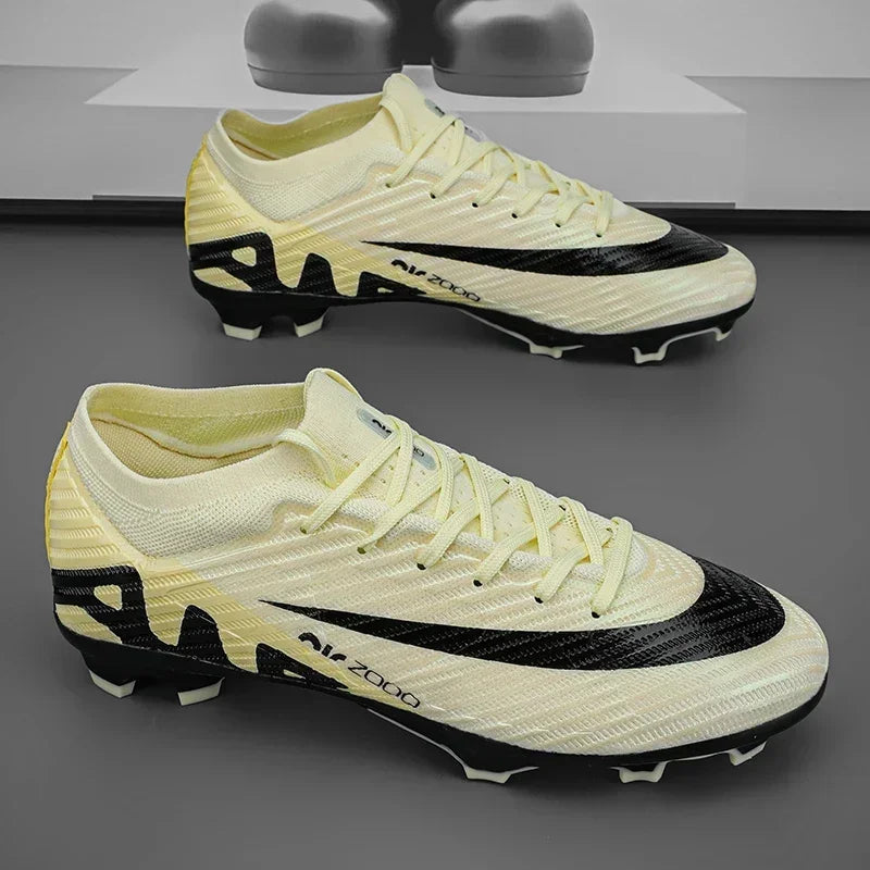 Nuevas zapatillas de deporte para hombre, botas de fútbol, botines de fútbol de caña media, zapatos de fútbol antideslizantes de alta calidad, superventas, FG/TF, fútbol sala interior