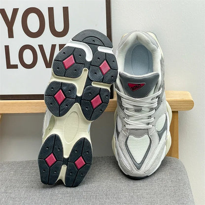 Zapatos Unisex acogedores, suaves y transpirables para caminar para mujer, zapatos deportivos clásicos de moda Retro informales para hombre, zapatillas versátiles de estilo de pareja