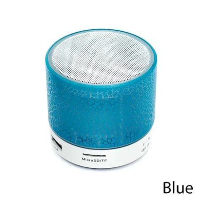 Minialtavoz Bluetooth para teléfono inteligente, dispositivo inalámbrico con Subwoofer, LED, tarjeta TF, USB, MP3, sonido portátil