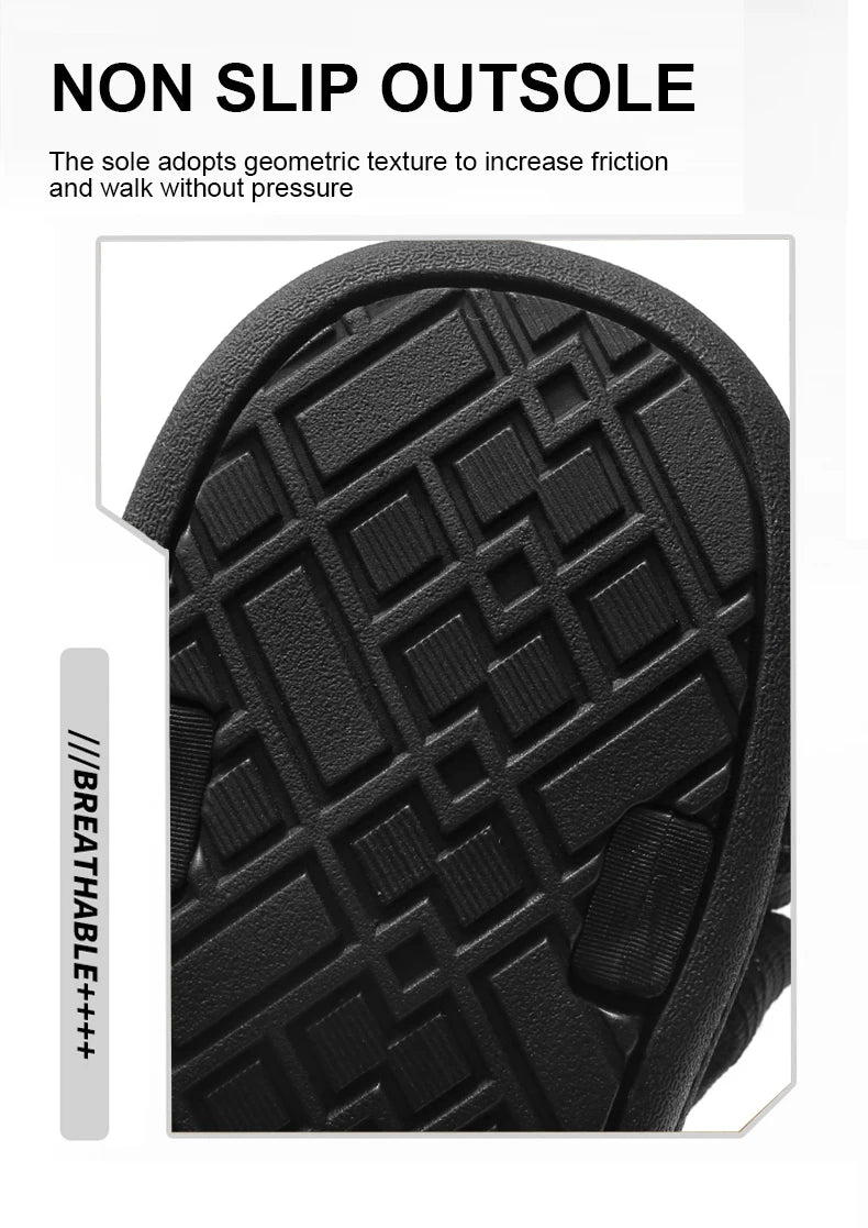 Sandalias Wadable de verano para exteriores, plantilla para esterilla de Yoga con soporte para arco para hombre, zapatillas de playa abiertas de gladiador, zapatos planos antideslizantes y duraderos para hombre