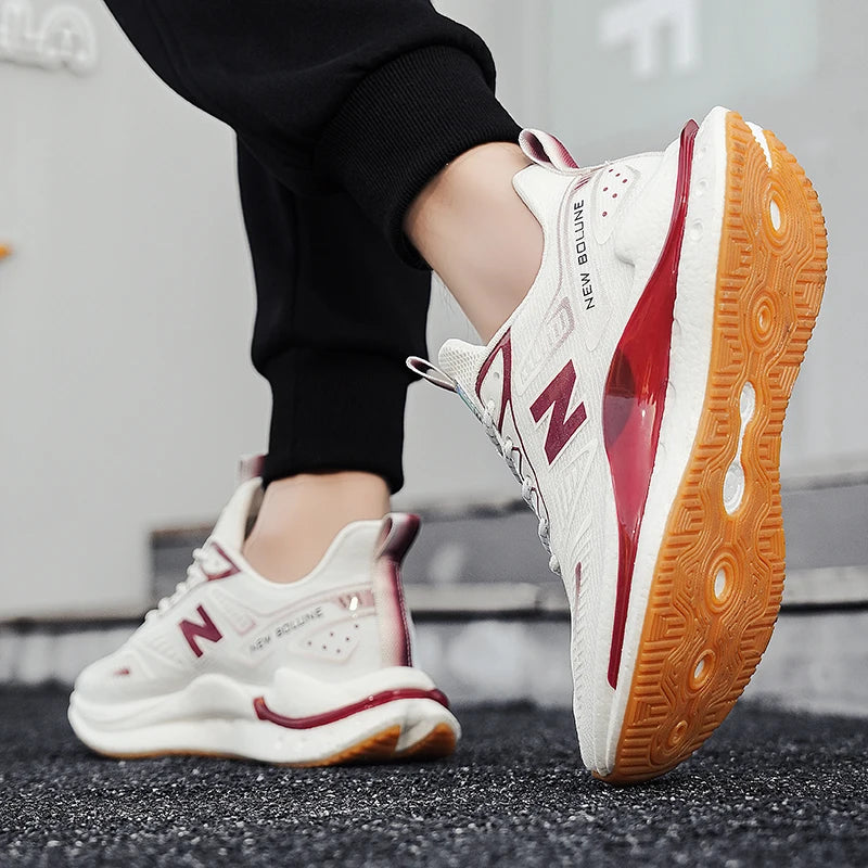 Zapatillas de correr originales para hombre y mujer, zapatillas informales transpirables de malla plana ligera de EVA, zapatillas de tenis de diseño de lujo para Unisex