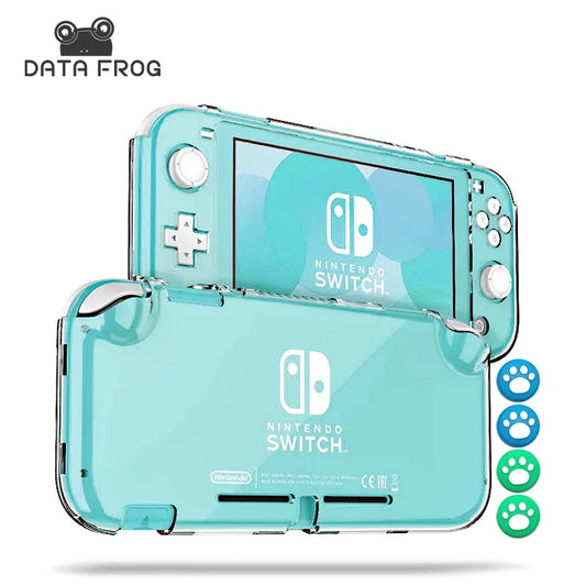DATA FROG Nintendo Switch Lite consola de juegos cubierta completa funda de cristal accesorios protectores antideslizantes NS