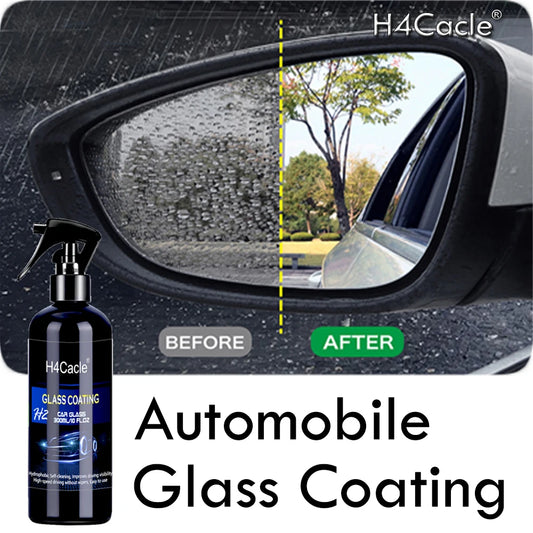 Spray repelente al agua H4Cacle, revestimiento antilluvia para vidrio de coche, líquido hidrofóbico antilluvia, prevención de aguas residuales, peligros de radiación