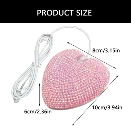 Forma corazón mouse inalámbrico mouse ergonómico para comodidad adecuada para todos los usuarios para establecer x7JC