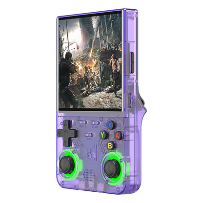 Nueva consola de juegos portátil ultra retro R36, sistema Linux de código abierto de 4,0 pulgadas, reproductor de vídeo portátil de 128GB, consola de juegos portátil