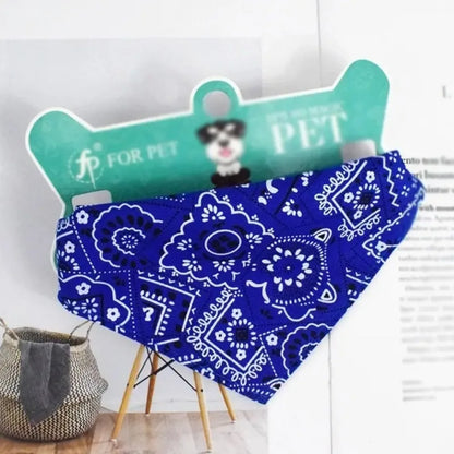 Baberos para mascotas, toalla ajustable para Saliva, perro, cachorro, gato, bufanda para el cuello, Bandana, Collar, babero triangular, pañuelo para el cuello