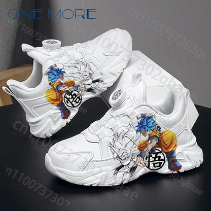 Dragon Ball Z Son Goku Anime zapatos casuales zapatos de baloncesto impresión cómodos zapatos planos para niños regalo de cumpleaños