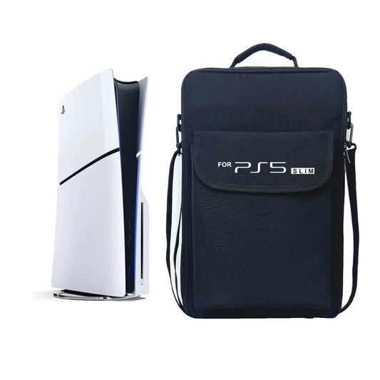 Nuevo Estuche de transporte delgado PS5, bolso de hombro de almacenamiento portátil, funda protectora, mochila para Playstation 5, accesorios de juego delgados