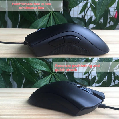 Razer DeathAdder Essential Ratón para juegos por cable/ratones con cable 6400DPI 5 botones independientes para ordenador portátil PC Gamer