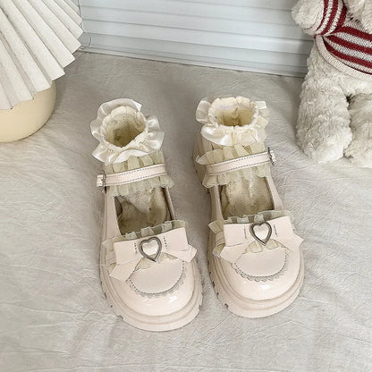 2025 NOVEDAD DE VERANO colegiala JK mocasines zapatos de plataforma estilo japonés Lolita Y2K Kawaii Jirai Kei moda