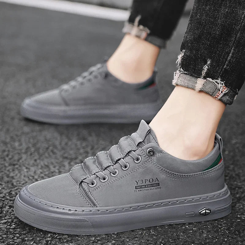 Zapatos informales verdes, zapatillas de deporte para hombre, zapatos de lona para exteriores para hombre, zapatos para caminar, calzado cómodo de diseñador para Hombre, Tenis para Hombres