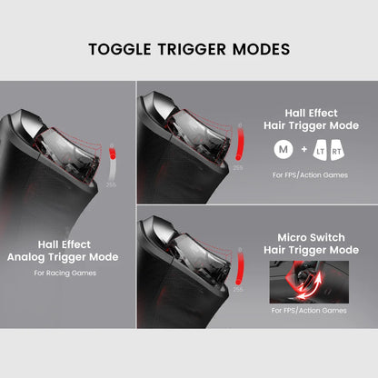 Controlador inalámbrico GameSir Cyclone 2 para Nintendo Switch 2 / iPhone / Android, Gamepad Bluetooth con disparadores de efecto Hall