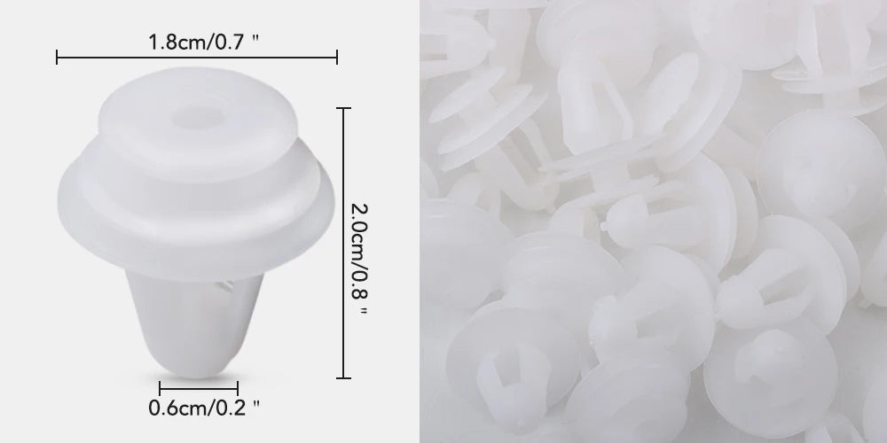 Para Opel astra h j g insignia Seat leon ibiza Jaguar 50/100 Uds sujetador de coche mixto parachoques de puerta de coche Clips de remache de guardabarros