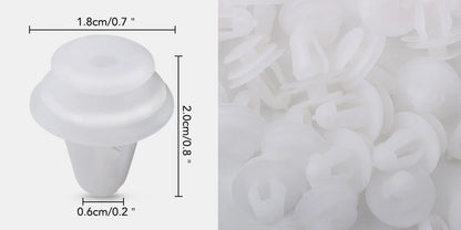 Para Opel astra h j g insignia Seat leon ibiza Jaguar 50/100 Uds sujetador de coche mixto parachoques de puerta de coche Clips de remache de guardabarros