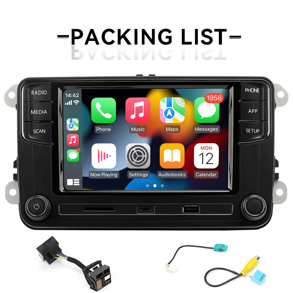RCD440PRO Carplay Radio de coche para VW PQ Passat B5 B6 Golf MK5 MK6 Jetta 5 6 CC POLO Noame Android Auto Bluetooth MIB Multimedia
