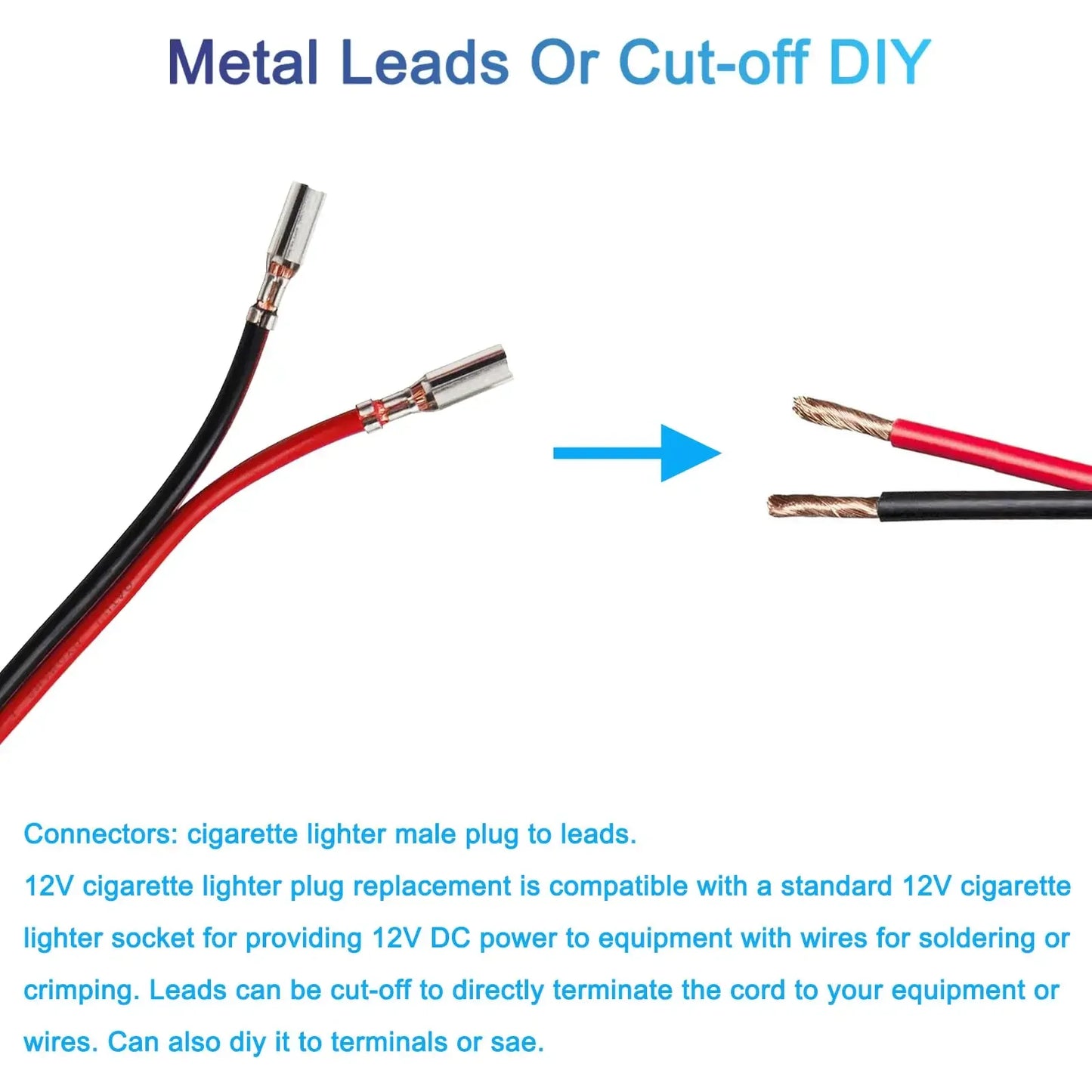 Cable de extensión de carga de coche, accesorios para coche, herramientas con botón de interruptor de encendido y apagado, adaptador de Cable Flexible para coches