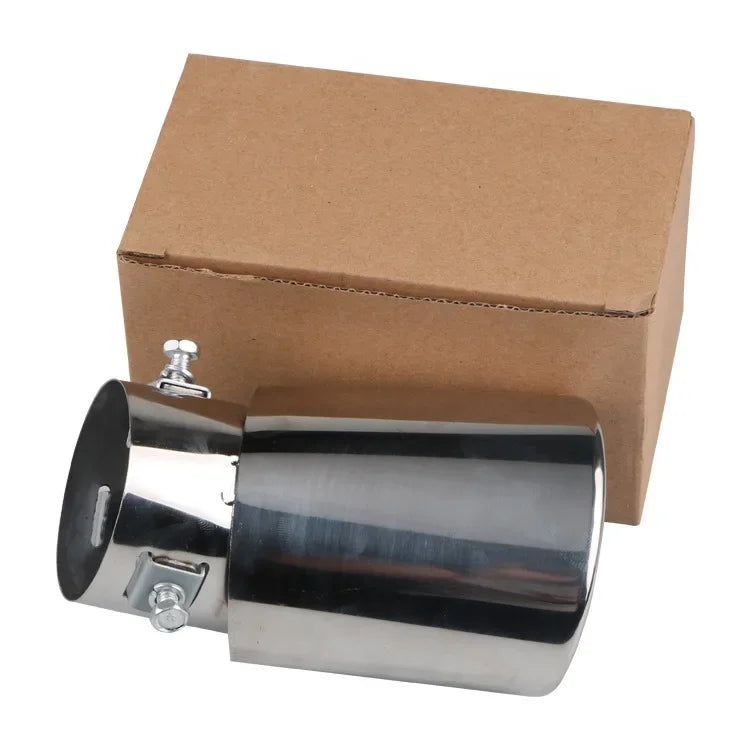 Accesorios para coche, manguito de tubo de escape para automóvil, silenciador de garganta trasera, silenciador dorado, tubo de escape modificado de acero inoxidable