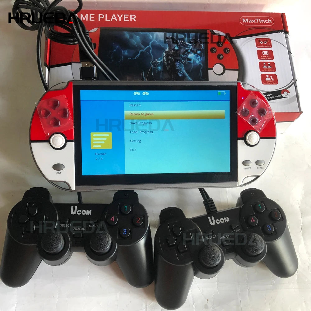 X40-REPRODUCTOR Retro portátil para GBA/NES 7,1, 3000 pulgadas, LCD, doble balancín, tarjeta TF