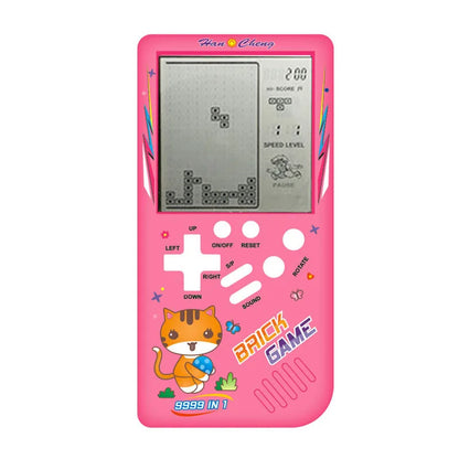 Mini consola portátil Retro para niños, juego nostálgico de bolsillo clásico, máquina de juego de ladrillo, juguetes educativos, juego de rompecabezas