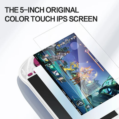 2025 E6MAX Android prácticos jugadores de juegos portátiles pantalla táctil de 8 núcleos y 64 bits 4 + 32GB Retro nostálgico máquina de juego de pantalla de 5 pulgadas