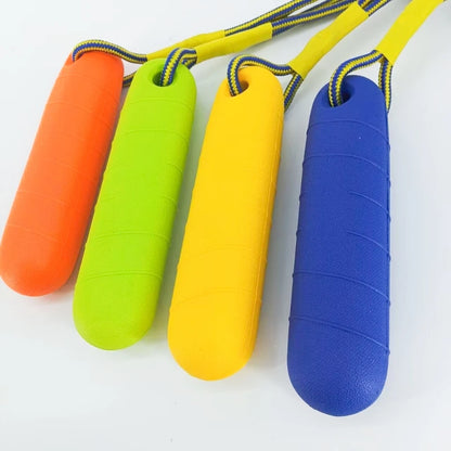 Suministros para mascotas Eva, adiestramiento al aire libre para perros con cuerda, palo resistente a mordeduras, juguete flotante para perros, palo de jamón, palo de entrenamiento para mascotas