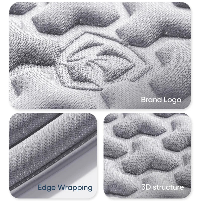 Funda Universal 3D para asiento de coche, alfombrilla protectora, cojín suave, diseño convexo Y, conjunto completo para la mayoría de los coches, accesorios interiores, almohadilla para asiento