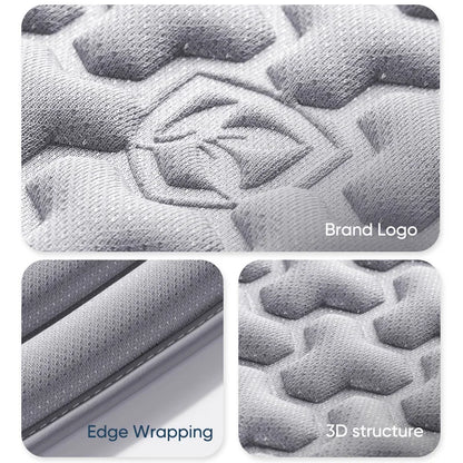 Funda Universal 3D para asiento de coche, alfombrilla protectora, cojín suave, diseño convexo Y, conjunto completo para la mayoría de los coches, accesorios interiores, almohadilla para asiento