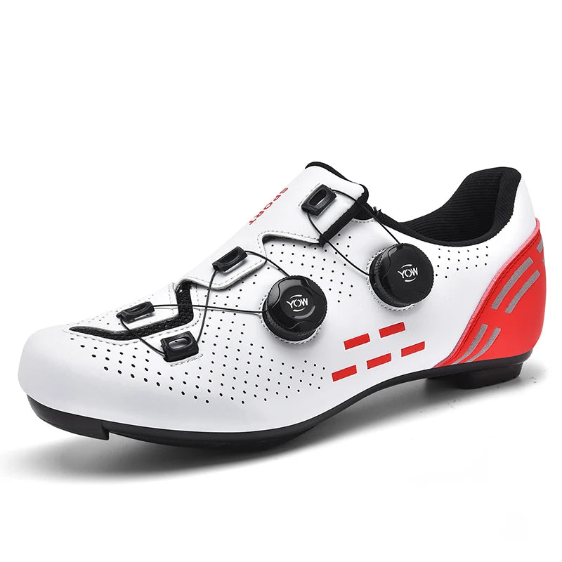 Nuevas zapatillas de ciclismo para hombre, zapatillas de ciclismo de carretera unisex, zapatillas antideslizantes para bicicleta de montaña, carreras, al aire libre, zapatillas de bicicleta de montaña para mujer