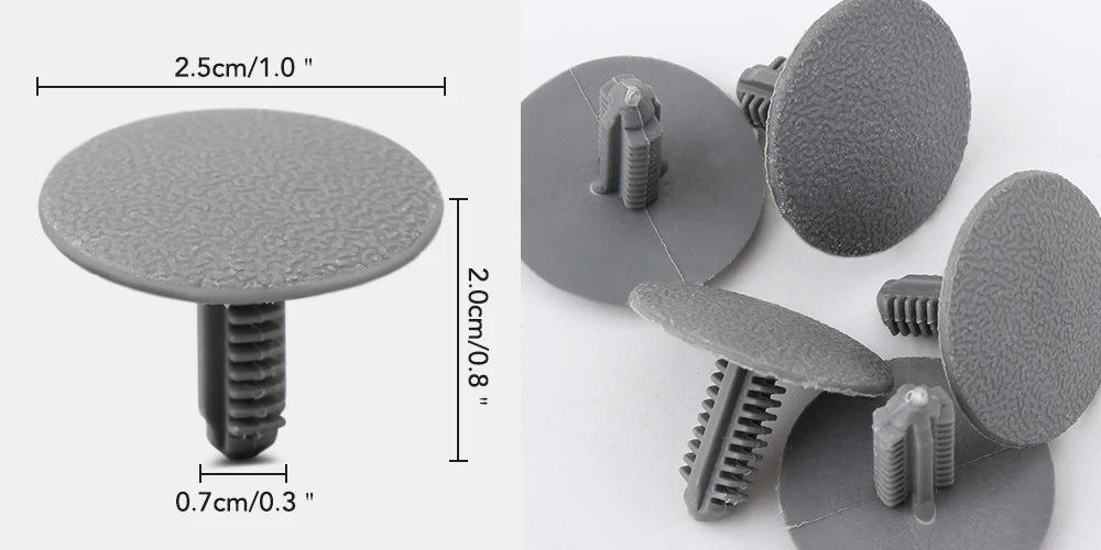 Para Opel astra h j g insignia Seat leon ibiza Jaguar 50/100 Uds sujetador de coche mixto parachoques de puerta de coche Clips de remache de guardabarros