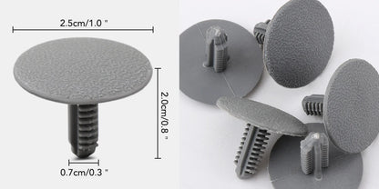 Para Opel astra h j g insignia Seat leon ibiza Jaguar 50/100 Uds sujetador de coche mixto parachoques de puerta de coche Clips de remache de guardabarros