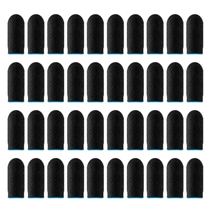 40 Uds juego móvil guantes para la yema del dedo a prueba de sudor antideslizante pantalla táctil funda para el dedo transpirable cubierta para la yema del dedo del juego para jugadores