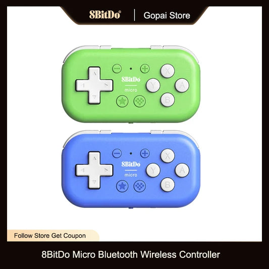 8bitdo-mando inalámbrico Micro Bluetooth para Nintendo Switch, controlador de juego para Windows, Android, macOS, iOS, iPadOS, Raspberry Pi