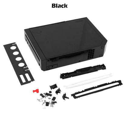 Con cubierta de embalaje al por menor, juego completo de piezas de repuesto de carcasa para consola de juegos Wii, estuche de reparación con botones, 11 colores