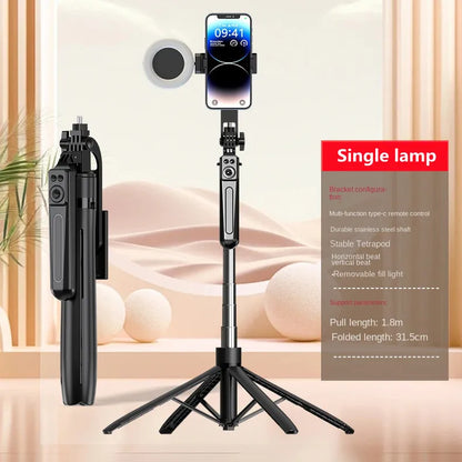 COOL DIER Nuevo trípode para cámara de teléfono inteligente, soporte para trípodes con obturador Bluetooth, soportes inalámbricos para palo de Selfie con soporte para teléfono