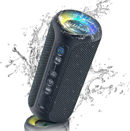 Altavoces Bluetooth Ortizan 40W altavoz inalámbrico portátil para exteriores con graves mejorados 30 horas IP7 altavoz de ducha impermeable Bluetooth 5,3