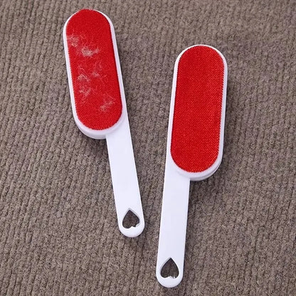 Rodillo adhesivo de pelusa autolimpiante, cepillo desempolvado de 2 lados, cepillo removedor de pelo de mascota, eliminación de pelo de perro y gato de sofá, alfombra, ropa