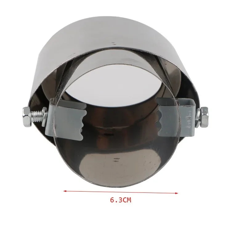 Accesorios para coche, manguito de tubo de escape para automóvil, silenciador de garganta trasera, silenciador dorado, tubo de escape modificado de acero inoxidable
