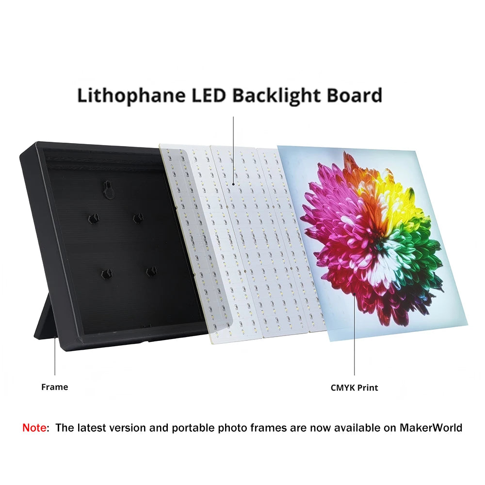 Para Bambu Lab Kit de lámpara Led 001 Hardware piezas de impresión 3d Kit de luz Bambulab modelo de piezas de luz Led