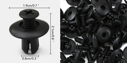 Para Opel astra h j g insignia Seat leon ibiza Jaguar 50/100 Uds sujetador de coche mixto parachoques de puerta de coche Clips de remache de guardabarros