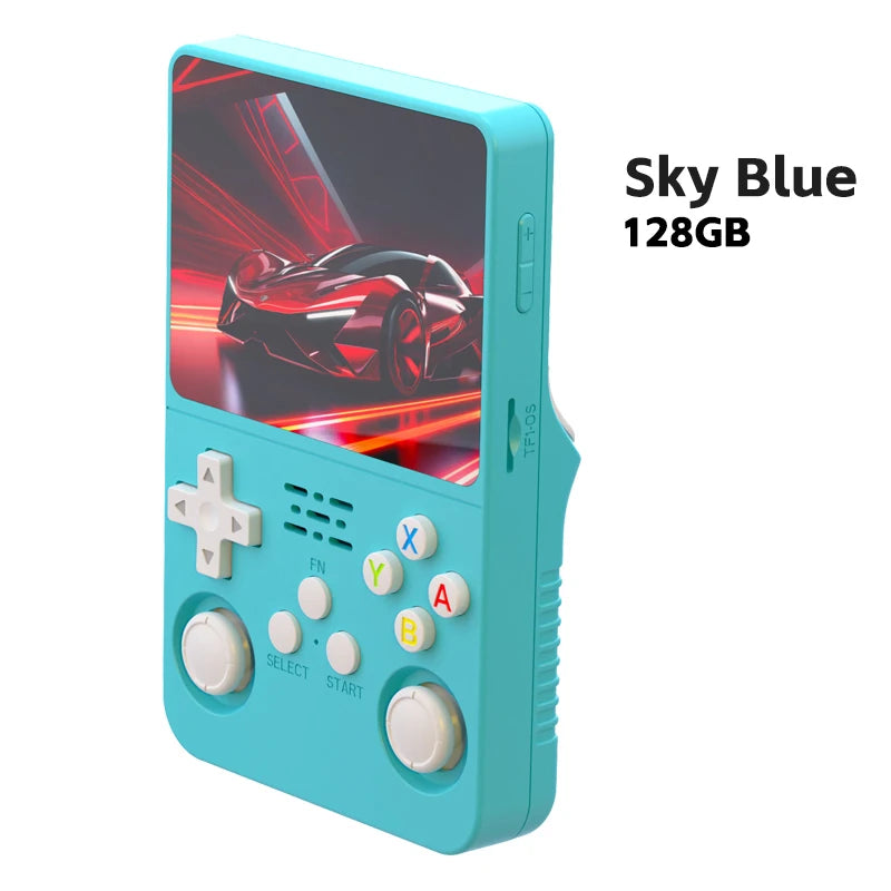 Consola de videojuegos portátil R36S, sistema Linux, pantalla IPS de 3,5 pulgadas, Mini reproductor de vídeo portátil, 64GB, 15000 juegos