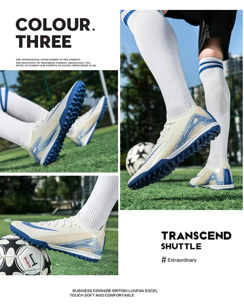 Botas de fútbol de entrenamiento profesional para hombre, zapatos de fútbol ultraligeros, Unisex, venta al por mayor, transpirables, envío directo, fútbol sala interior