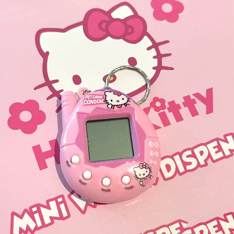 Harajuku chica Rosa Ángel Hello Kitty llavero colgante Kawaii encanto Vintage Hello Kitty paquete colgante accesorios regalo