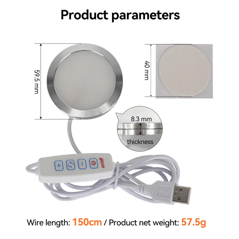 Para Bambu Lab Kit de lámpara Led 001 Hardware piezas de impresión 3d Kit de luz Bambulab modelo de piezas de luz Led