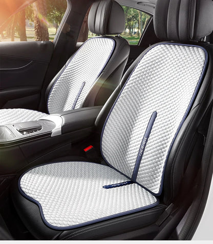 Funda Universal para asiento de coche, fundas de asiento transpirables de seda helada para las cuatro estaciones, funda protectora para asientos frescos, accesorios para coches