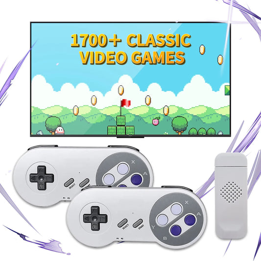 Consola De videojuegos Retro SF900, palo De juego HD con 4900 juegos para controlador inalámbrico SNES, Consolas De videojuegos De 16 bits para NES