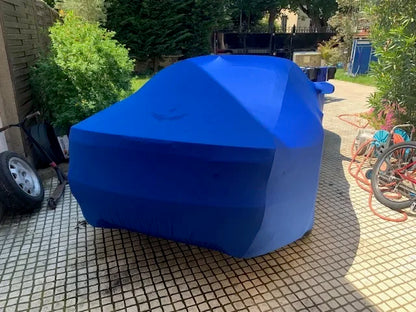 Cubierta completa aterciopelada personalizada para coche, cubierta protectora a prueba de polvo para modelos de coches personalizados