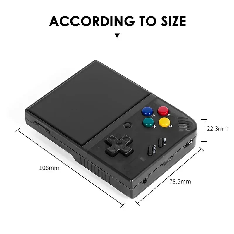 Consola de juegos portátil Retro MIYOO Mini Plus V2 Mini + pantalla IPS consola de videojuegos clásica sistema Linux regalo para niños