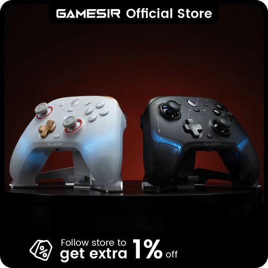 Controlador inalámbrico GameSir Cyclone 2 para Nintendo Switch 2 / iPhone / Android, Gamepad Bluetooth con disparadores de efecto Hall
