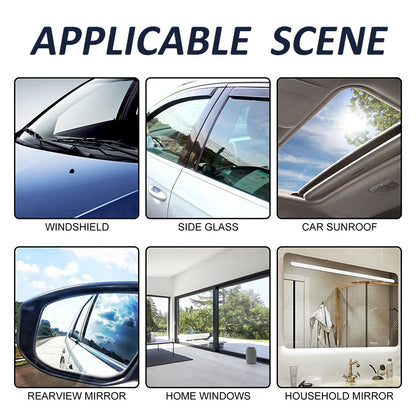 Spray antilluvia para vidrio de coche, agente de recubrimiento repelente al agua, impermeable, antiniebla, limpiador de vidrio, transparente para parabrisas de coche