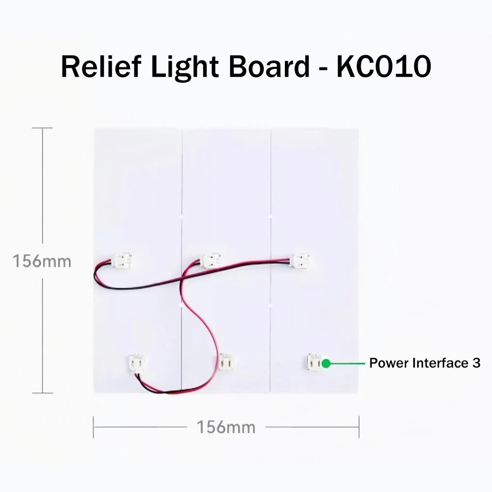 Para Bambu Lab Kit de lámpara Led 001 Hardware piezas de impresión 3d Kit de luz Bambulab modelo de piezas de luz Led